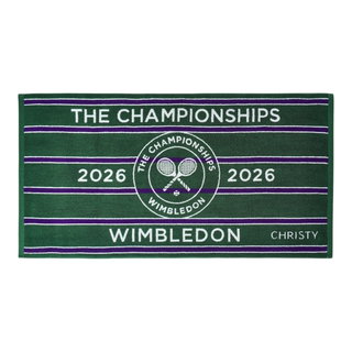 Christy Wimbledon Championship Towel 2026 green 133x70cm